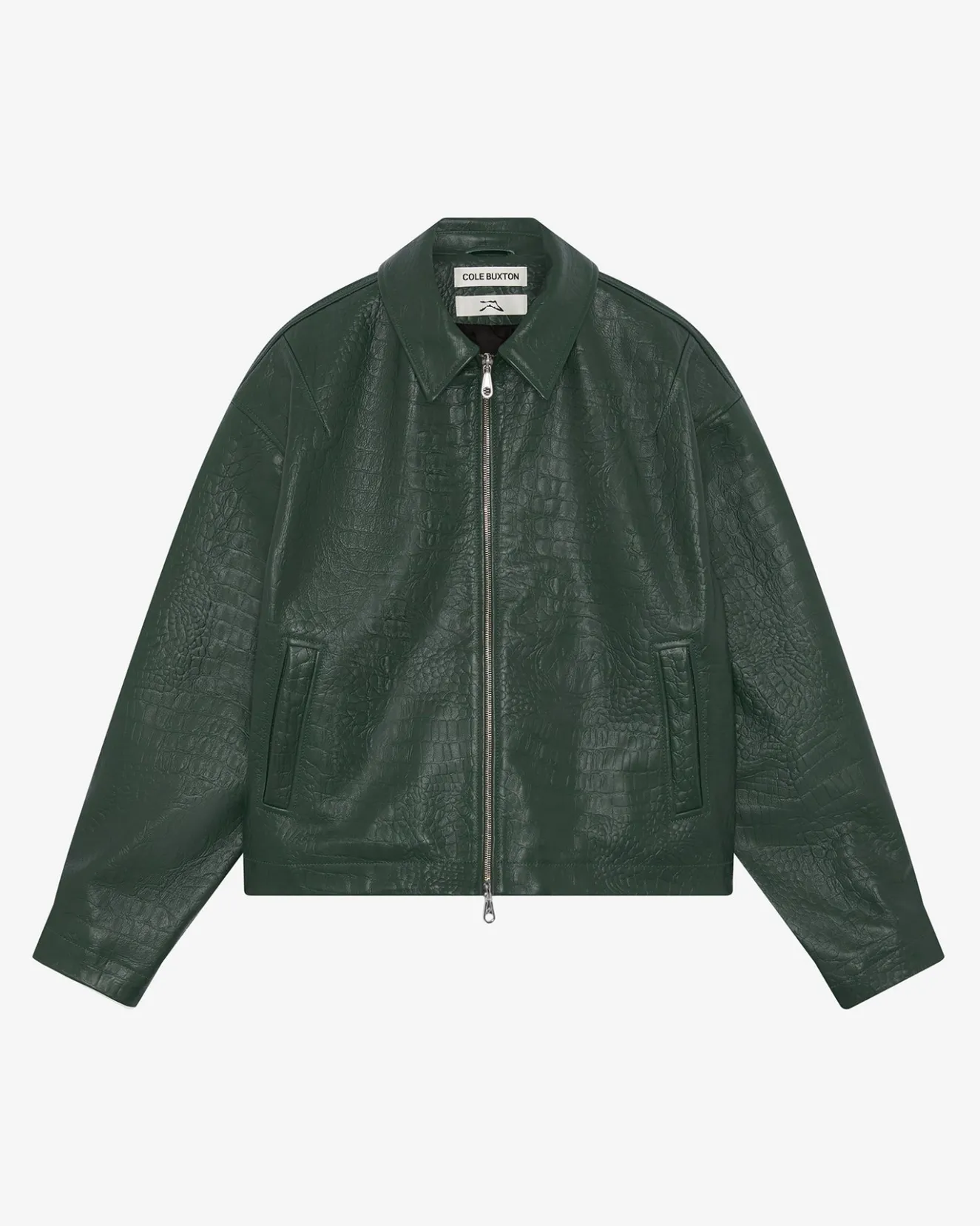 Best AKIMBO X CB CROC LEATHER JACKET Outerwear|Leather