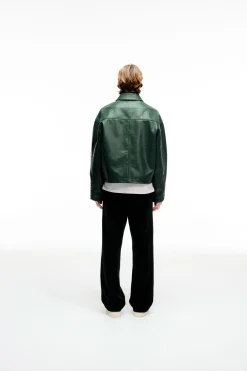 Best AKIMBO X CB CROC LEATHER JACKET Outerwear|Leather