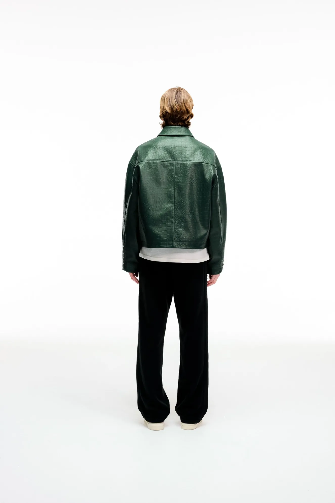 Best AKIMBO X CB CROC LEATHER JACKET Outerwear|Leather