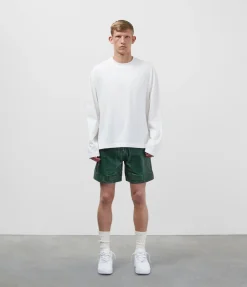 CB CRACKED LEATHER SHORTS Shorts