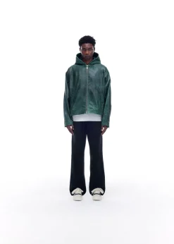 Sale CB HOODED LEATHER JACKET Outerwear|Leather