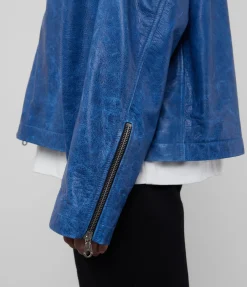 Outlet CB HOODED LEATHER JACKET Outerwear|Leather