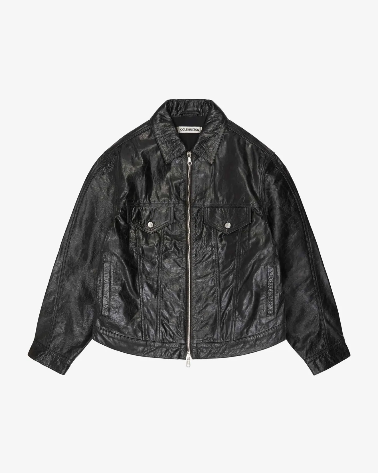 Sale CB LEATHER TRUCKER Outerwear|Leather