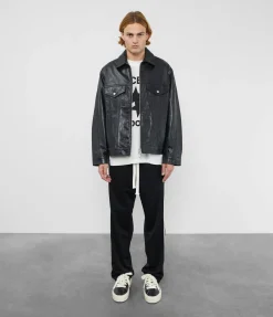 Sale CB LEATHER TRUCKER Outerwear|Leather