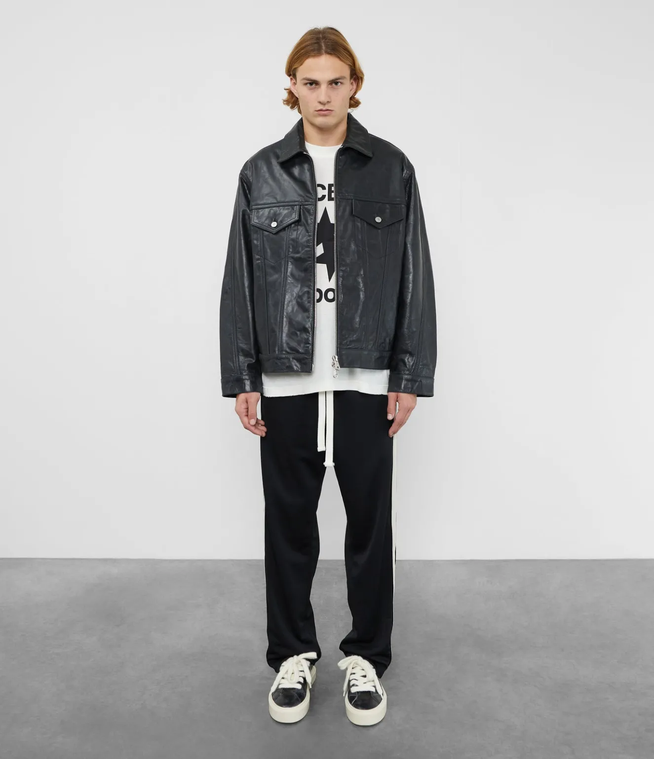 Sale CB LEATHER TRUCKER Outerwear|Leather