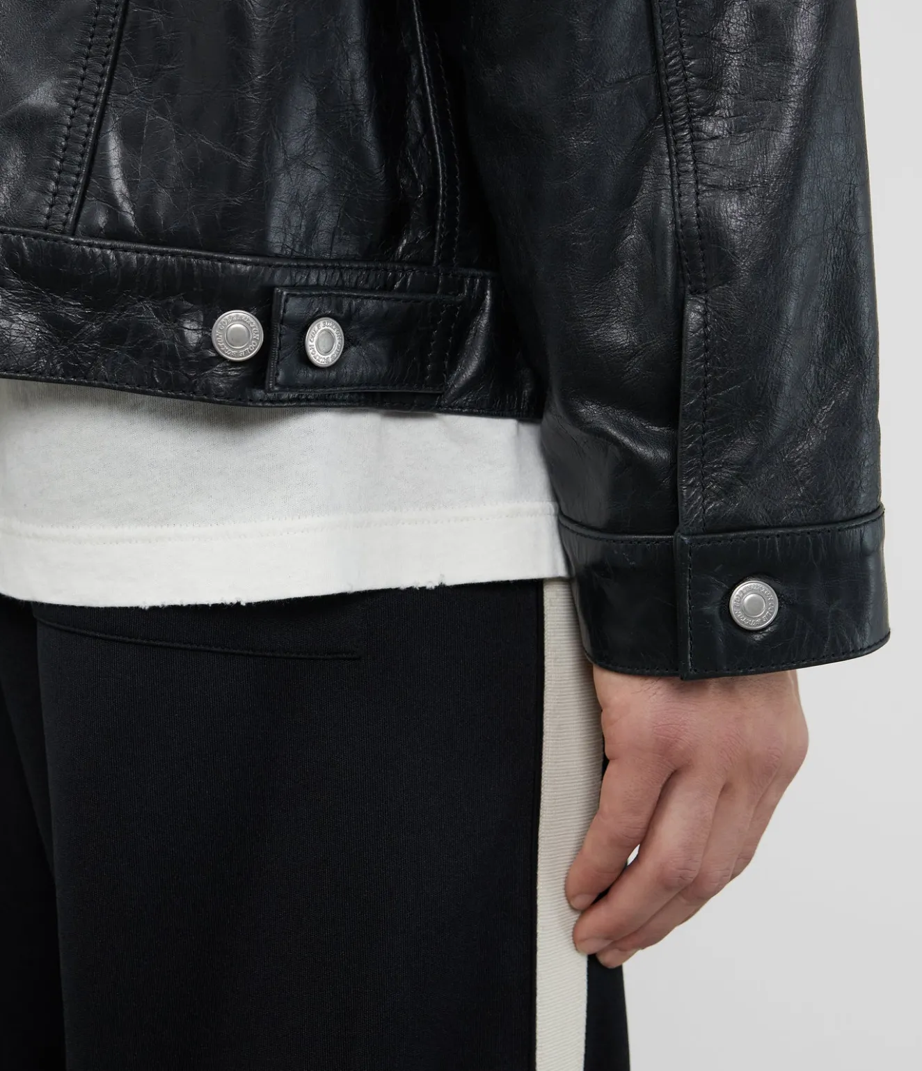 Sale CB LEATHER TRUCKER Outerwear|Leather