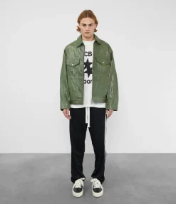 Sale CB LEATHER TRUCKER Outerwear|Leather