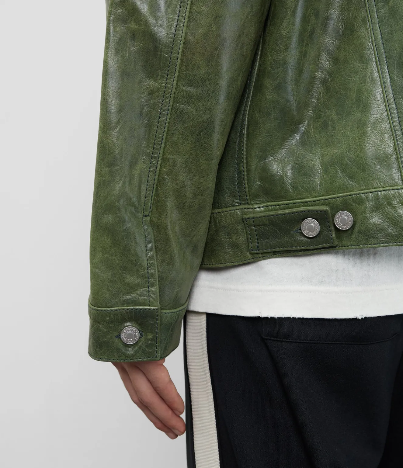 Sale CB LEATHER TRUCKER Outerwear|Leather