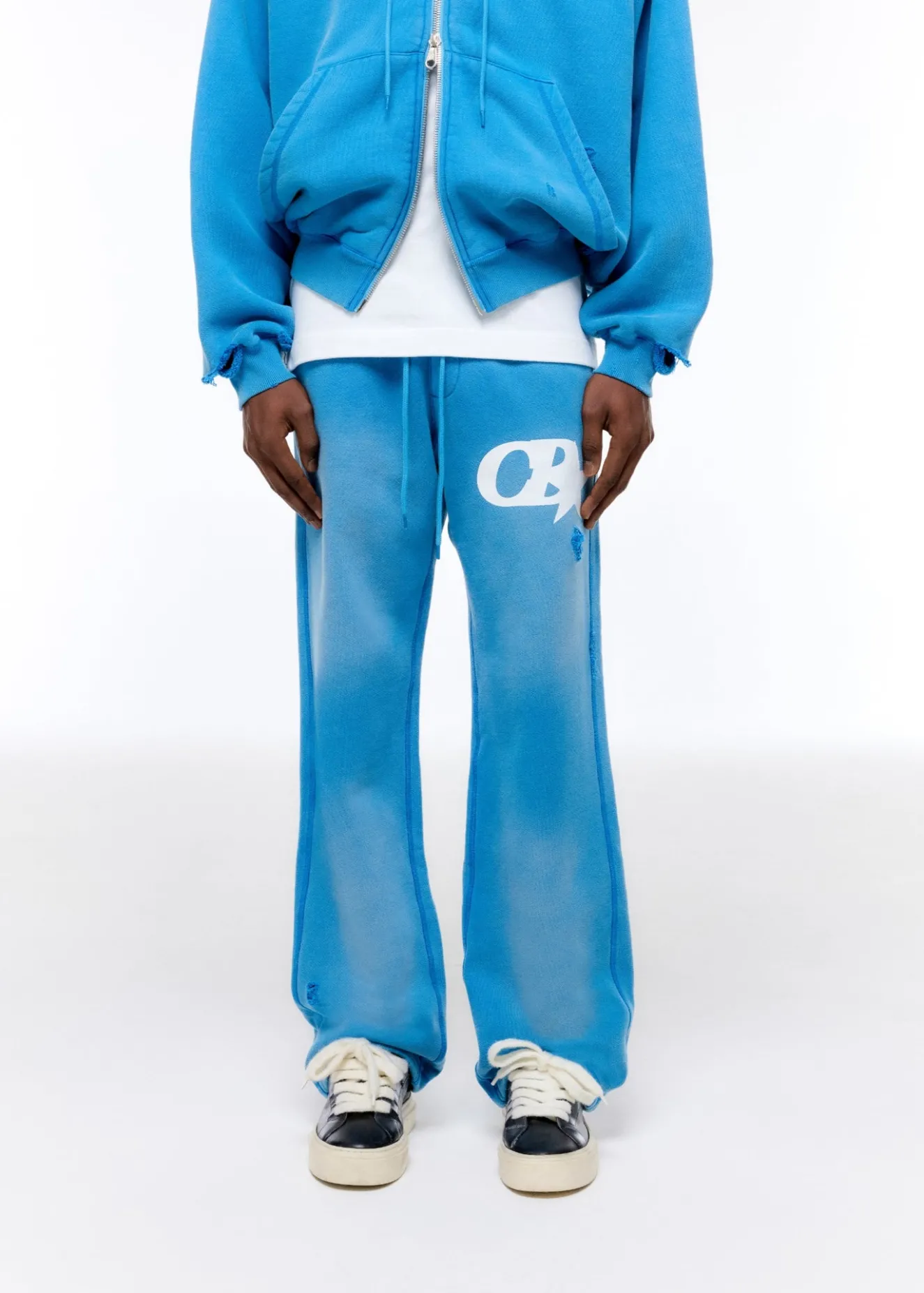 Discount CB STAR DISTRESSED LOUNGE PANTS Sweatpants
