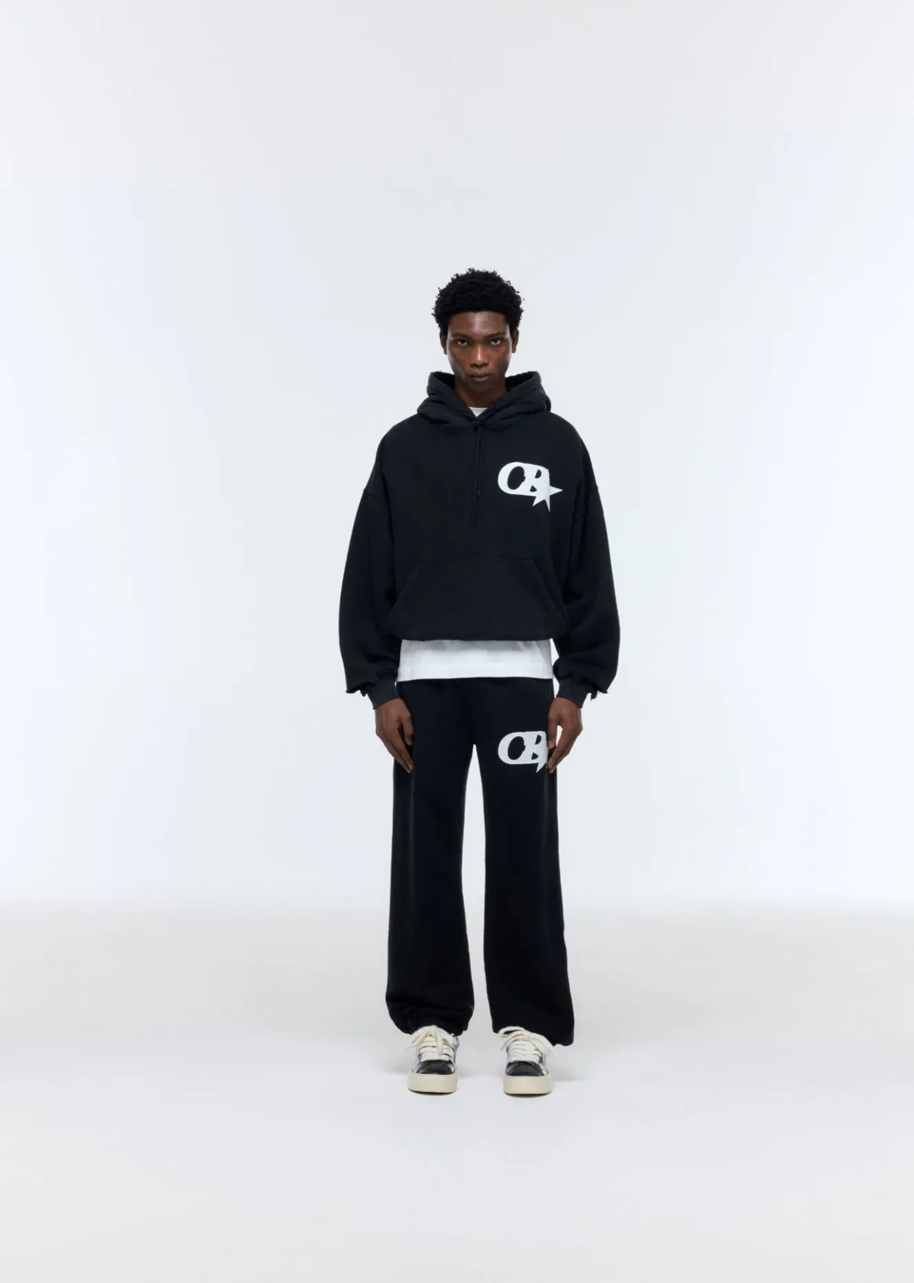 Online CB STAR DISTRESSED POCKET HOODIE Hoodies