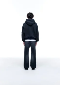 Discount CB STAR DISTRESSED POCKET ZIPPED HOODIE Hoodies