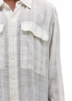 Online CHECKED SLUBBY SHIRT Shirts