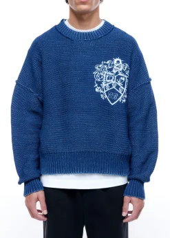 Sale COLLEGIATE CREST KNIT SWEATER Knitwear