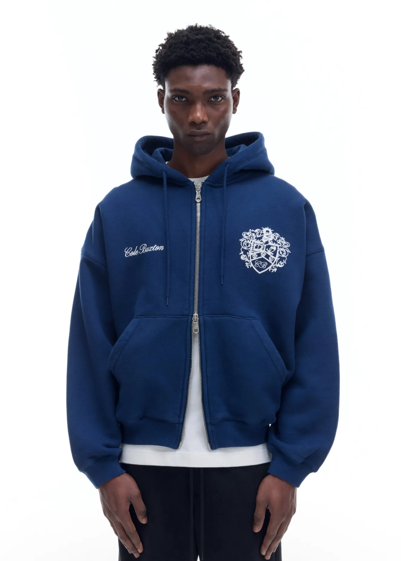 Clearance COLLEGIATE CREST ZIPPED HOODIE Hoodies