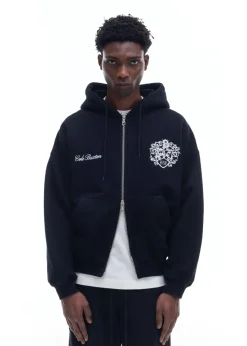 COLLEGIATE CREST ZIPPED HOODIE Hoodies