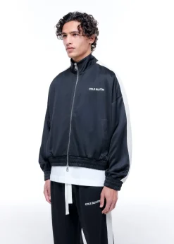 Online CONTRAST TAPE TRACK JACKET Outerwear