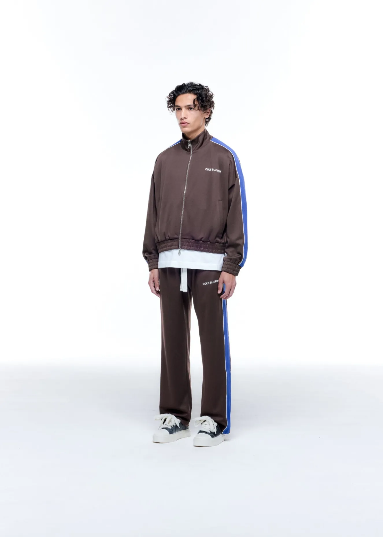 Hot CONTRAST TAPE TRACK JACKET Outerwear