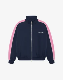 CONTRAST TAPE TRACK JACKET Outerwear