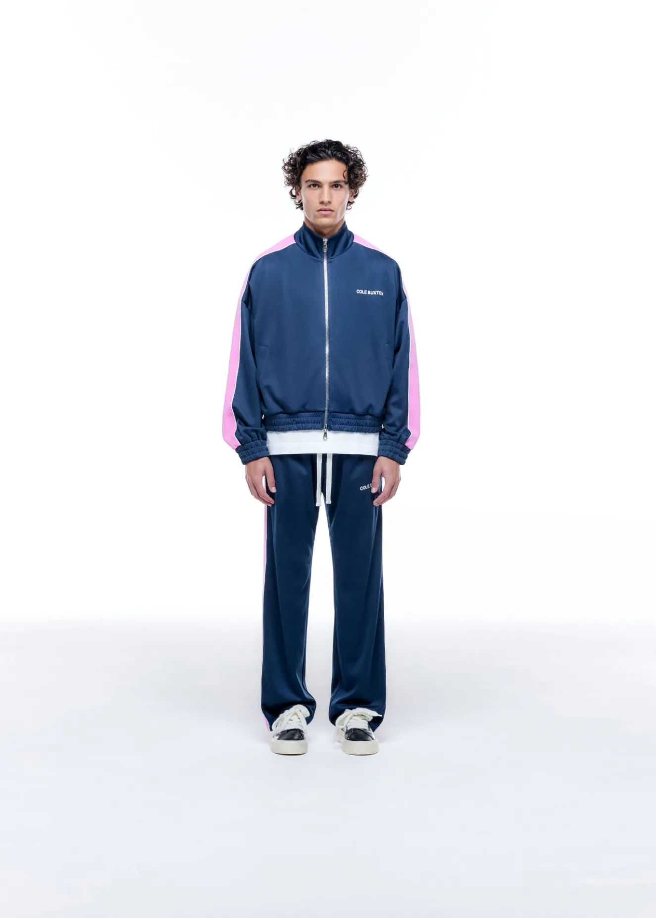 CONTRAST TAPE TRACK JACKET Outerwear