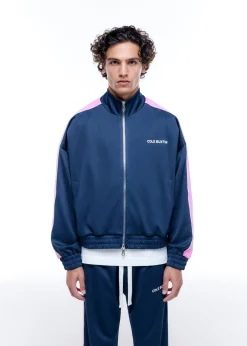CONTRAST TAPE TRACK JACKET Outerwear