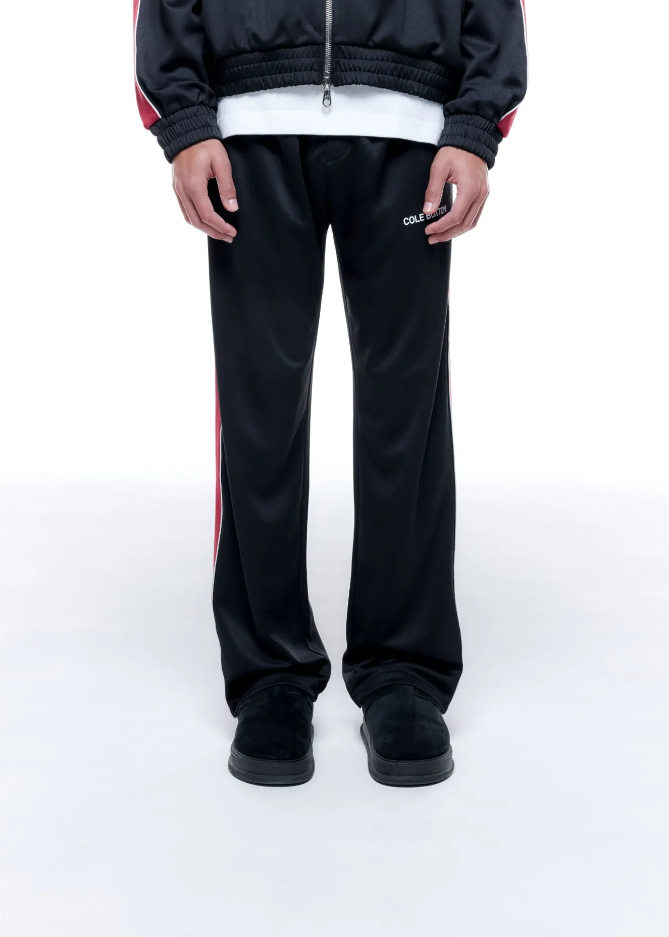 New CONTRAST TAPE TRACK PANT Pants