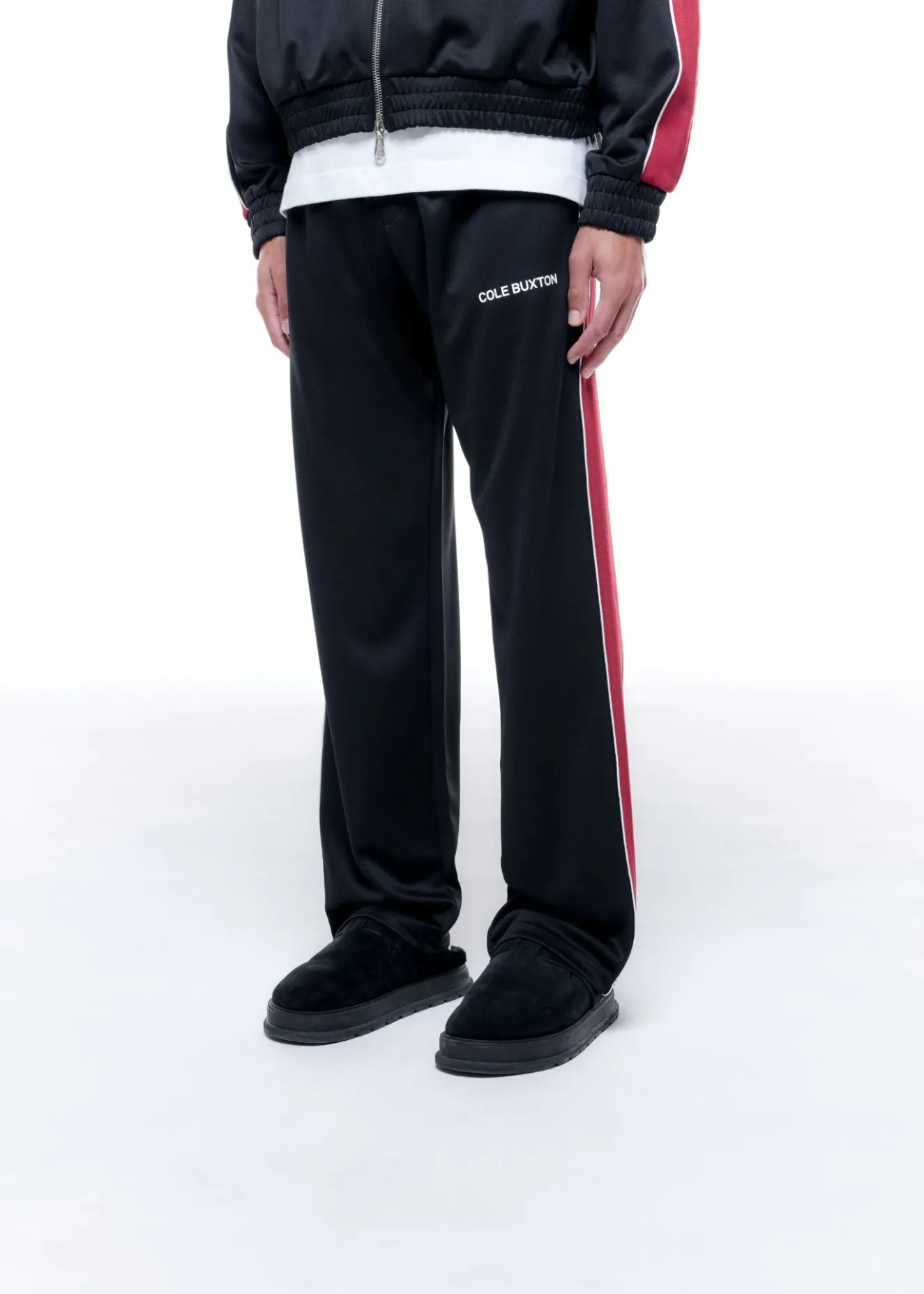 New CONTRAST TAPE TRACK PANT Pants