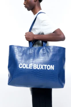 Sale CROC LEATHER TOTE BAG Accessories|Leather