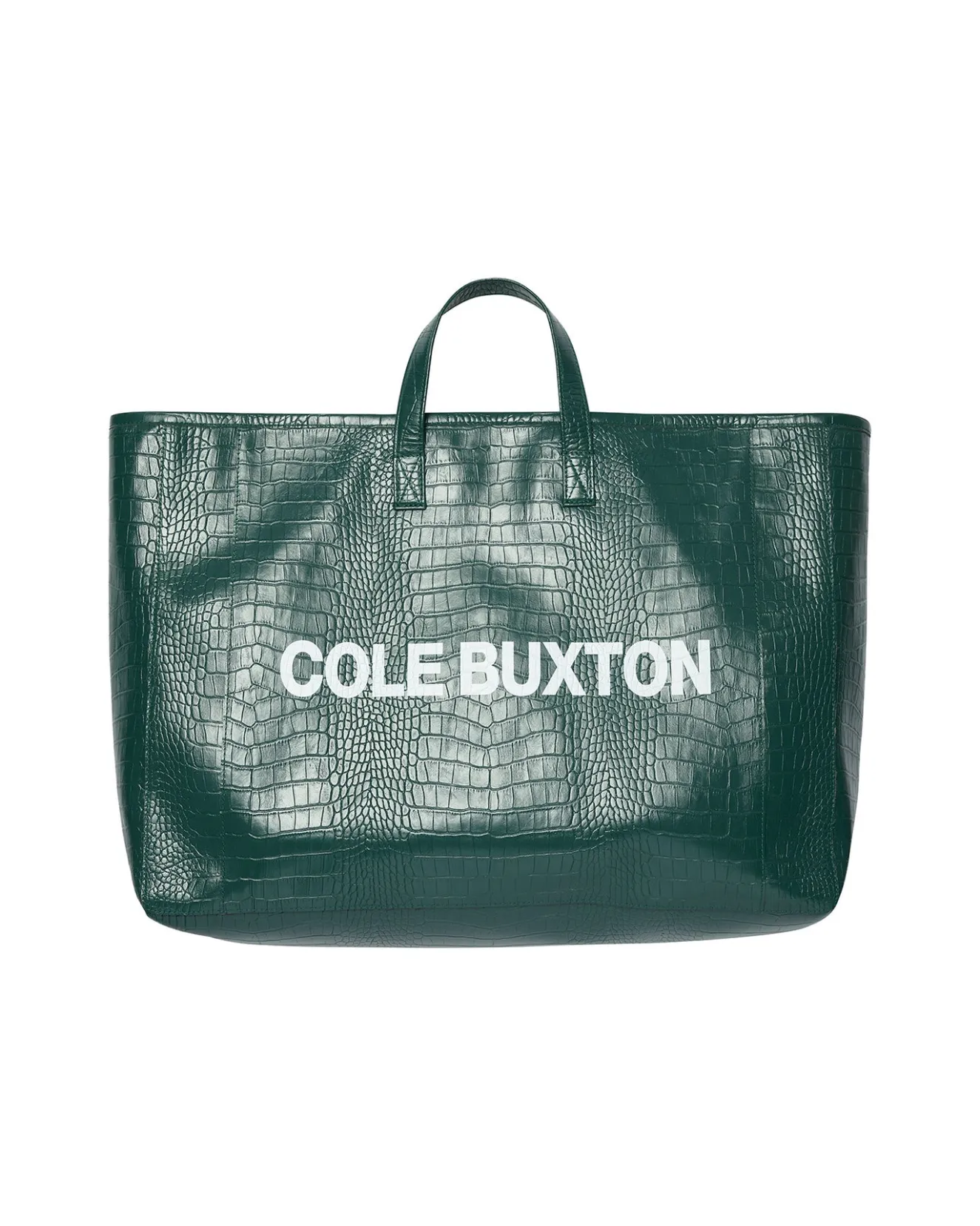 Outlet CROC LEATHER TOTE BAG Accessories|Leather
