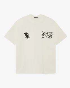 Best CURSIVE TWO STARS T-SHIRT T-Shirts