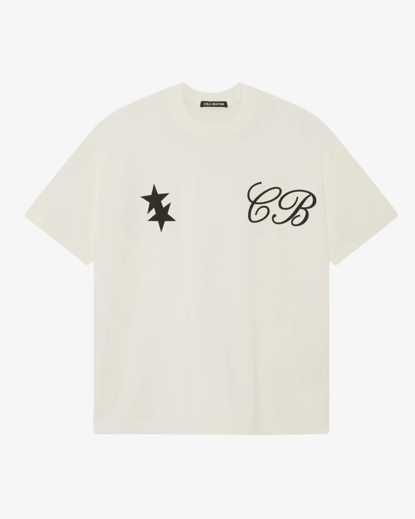 Best CURSIVE TWO STARS T-SHIRT T-Shirts