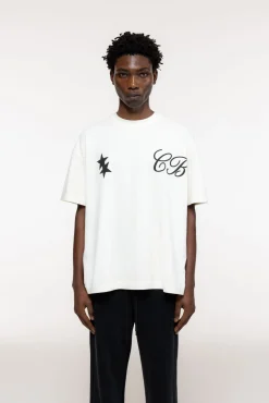 Best CURSIVE TWO STARS T-SHIRT T-Shirts
