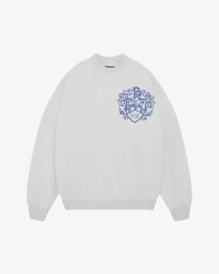 Hot DISTRESSED COLLEGIATE CREST SWEATSHIRT Sweatshirts