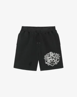 New DISTRESSED COLLEGIATE CREST SHORTS Shorts