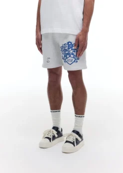Outlet DISTRESSED COLLEGIATE CREST SHORTS Shorts