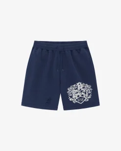 New DISTRESSED COLLEGIATE CREST SHORTS Shorts