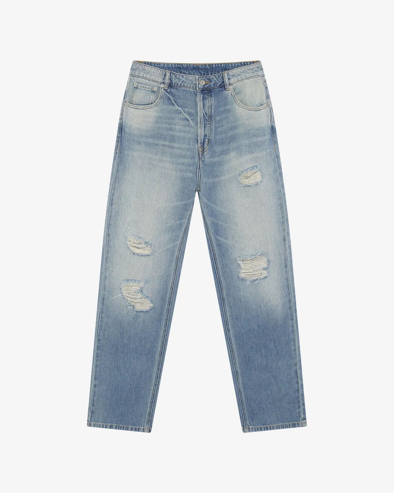 Best DISTRESSED FRONT JEANS Denim