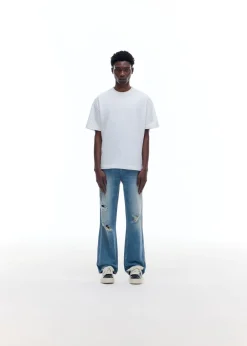 Best DISTRESSED FRONT JEANS Denim