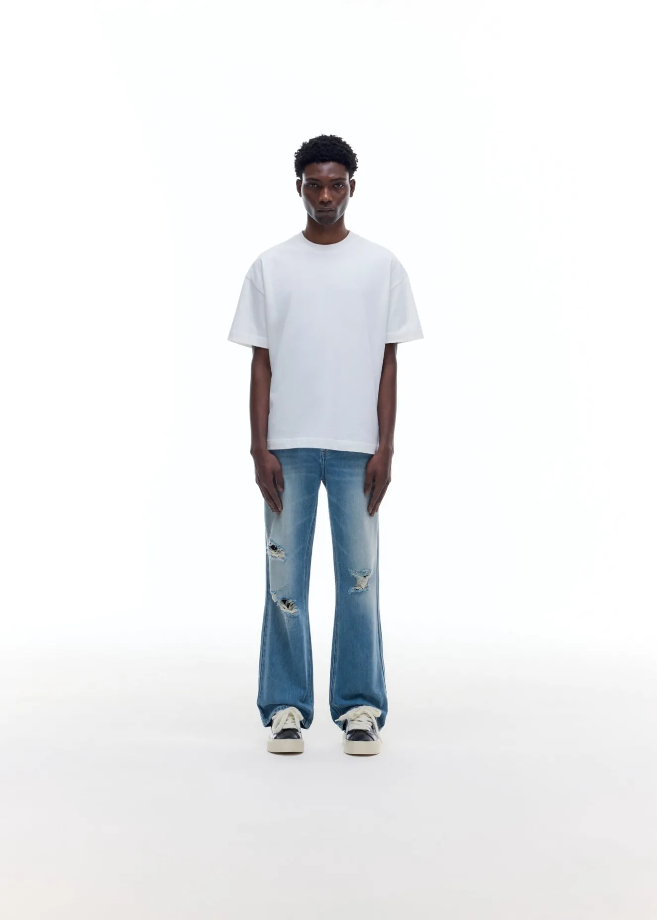 Best DISTRESSED FRONT JEANS Denim