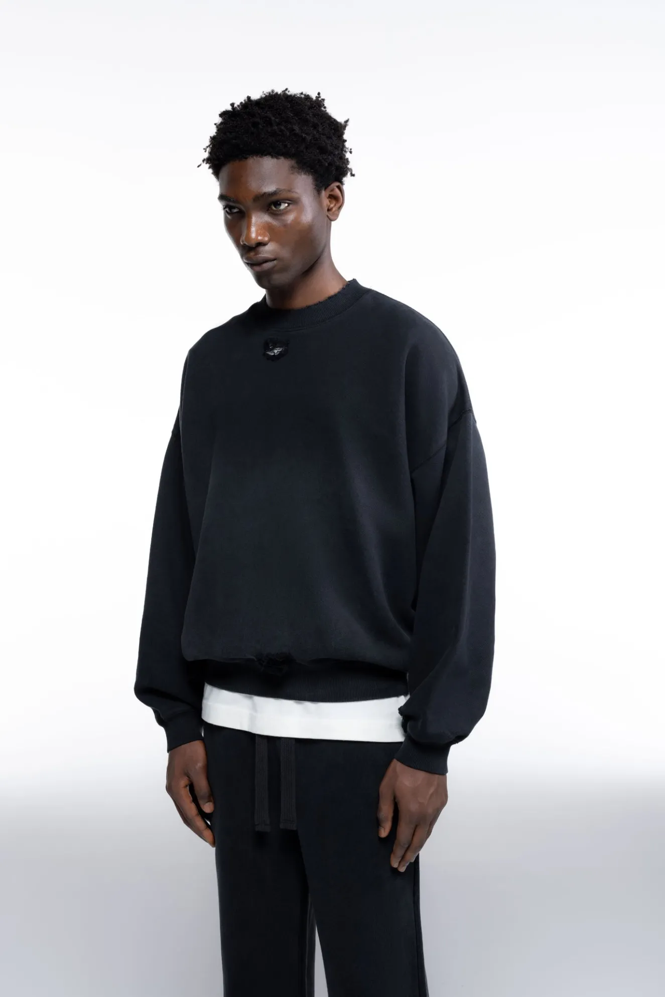 Outlet DISTRESSED SWEATSHIRT Sweatshirts
