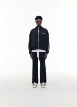 GLITTER PIPED TRACK JACKET Outerwear