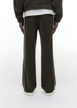 New GLITTER PIPED TRACK PANTS Pants
