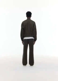 New GLITTER PIPED TRACK PANTS Pants