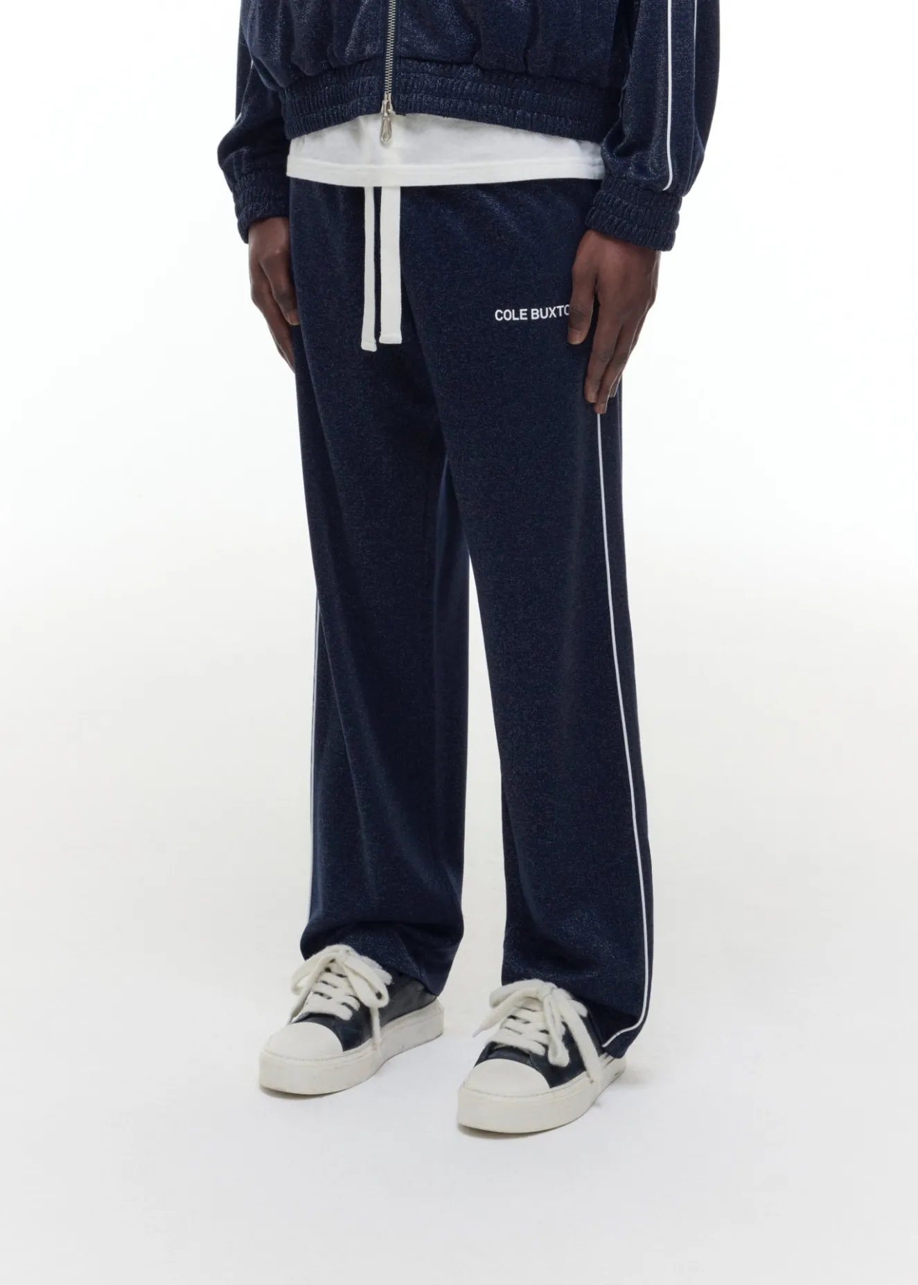 Best GLITTER PIPED TRACK PANTS Pants