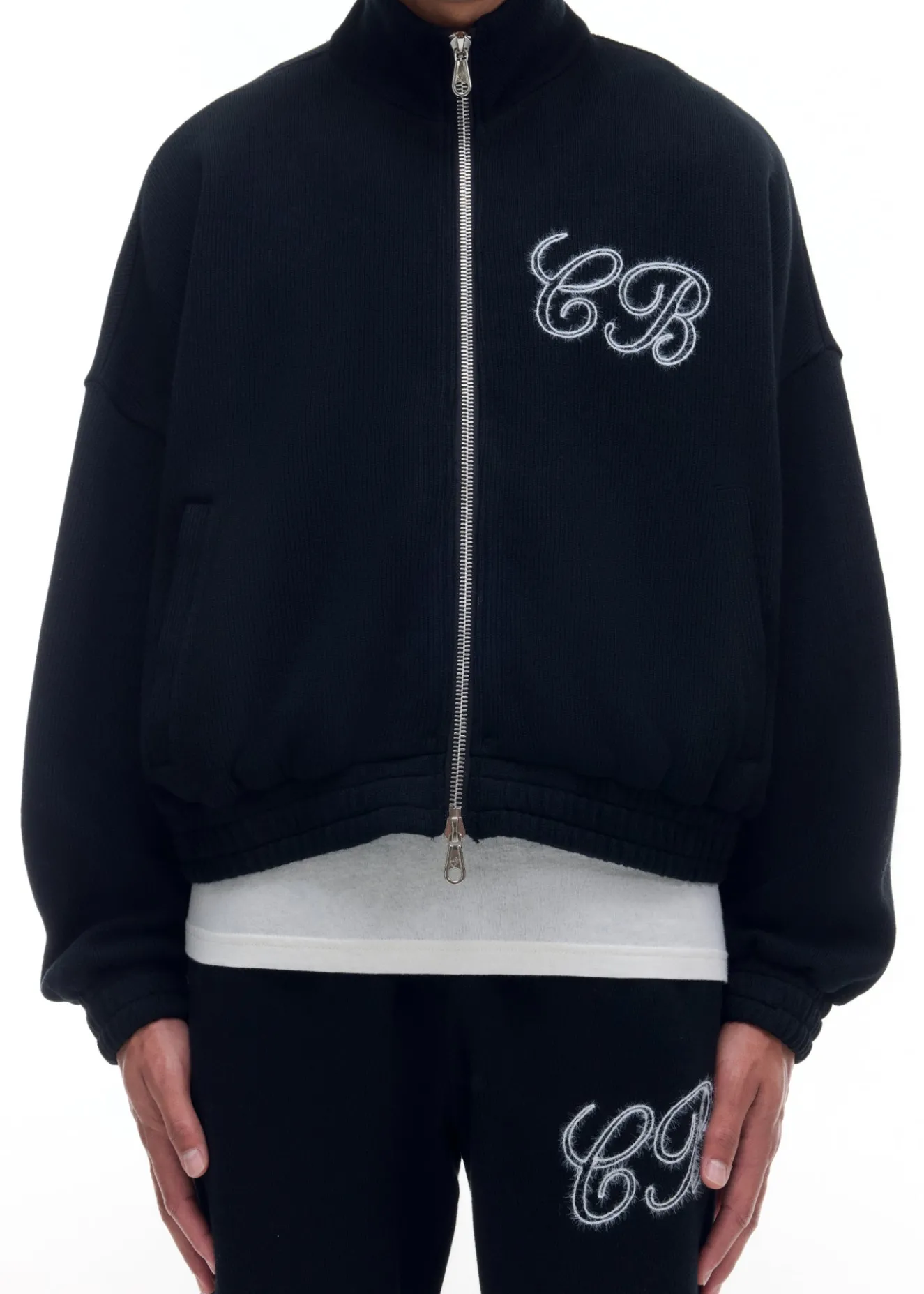 Sale KNITTED TRACK JACKET Outerwear|Knitwear