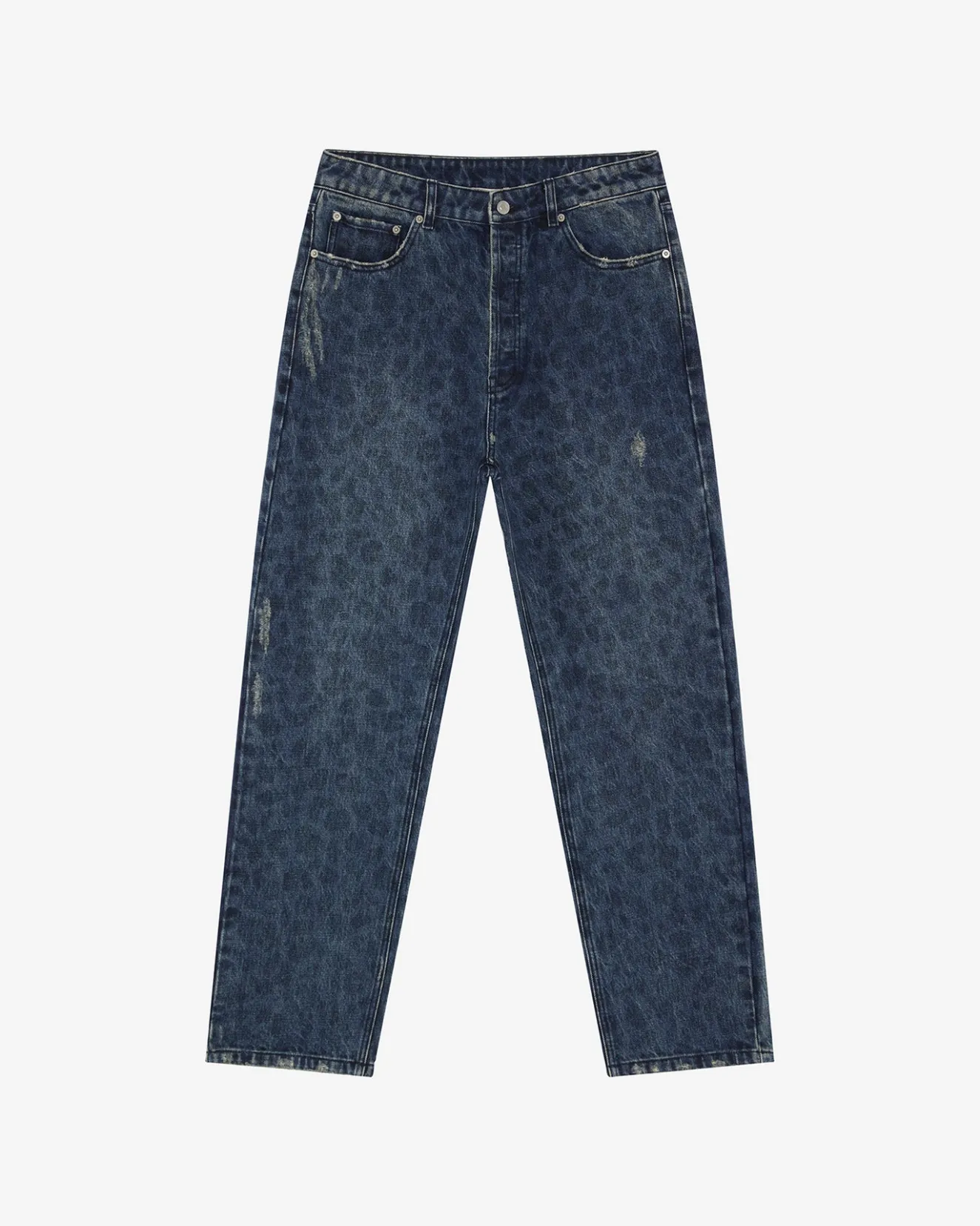 LEOPARD PRINT JEANS Denim