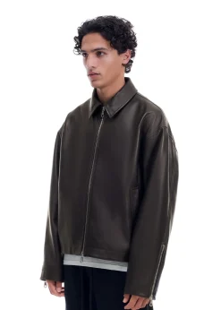 Online LIGHT LAMB LEATHER JACKET Leather|Outerwear