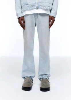 Outlet LIGHT WASH DENIM JEANS Denim