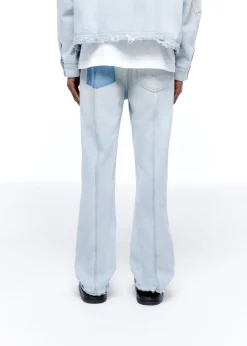 Outlet LIGHT WASH DENIM JEANS Denim
