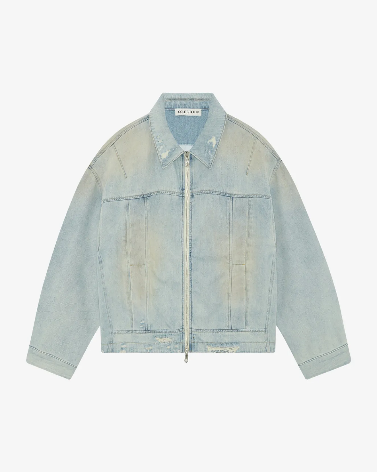 Clearance LIGHT WASH DENIM TRUCKER JACKET Outerwear|Denim