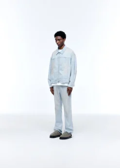 Clearance LIGHT WASH DENIM TRUCKER JACKET Outerwear|Denim